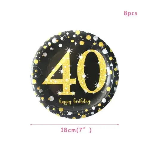 7inch 40th assiette