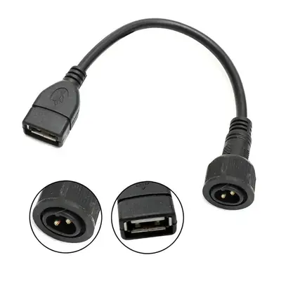 Image de Câble USB Solaire 2 Broches - Adaptateur Étanche