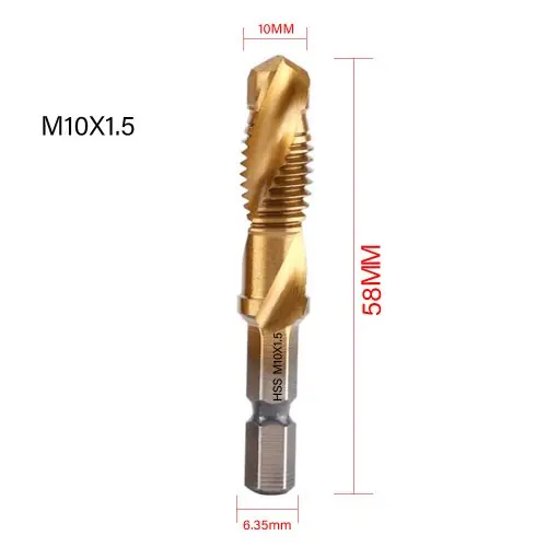 M10X1.5 doré