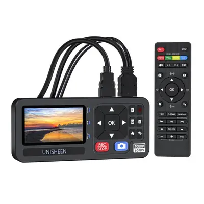 Image de Convertisseur Vidéo HD 1080p avec Écran 3 Pouces