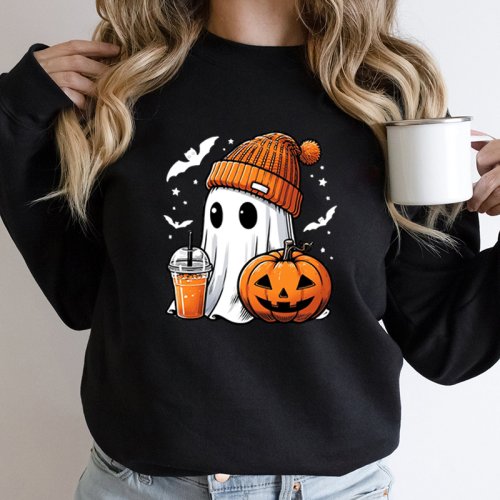 Image de Pull Halloween Fantôme Chauve-Souris - Mode Créative pour Femmes