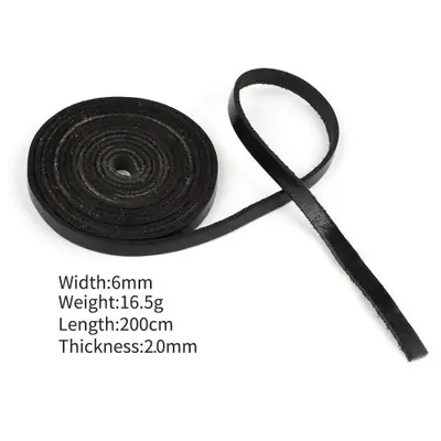 Image de Bandes en Cuir Tressé - 2m pour Bricolage et Accessoires