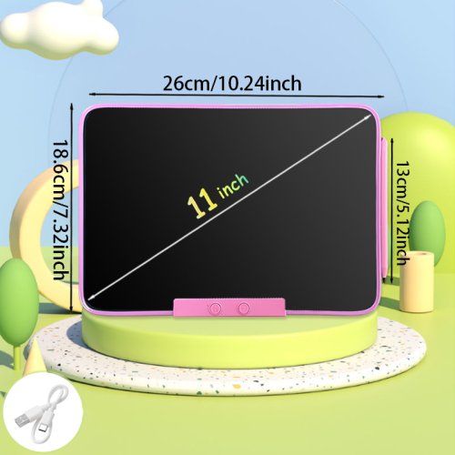 Pink border 11 inch