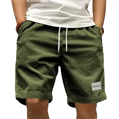 Image de Short Cargo Vintage Homme - Velours Côtelé Respirant