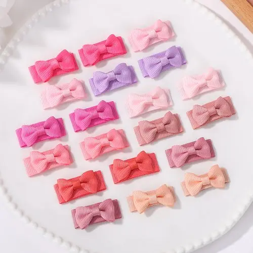 Image de Pinces à Cheveux Bébé Fille - 20 Pièces Douces & Sans Douleur
