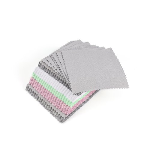 Imagen de Juego de 10 Paños de Limpieza Suaves para Joyas de Oro y Plata - Paño Plateado para Pulir y Cuidar Herramientas de Joyería
