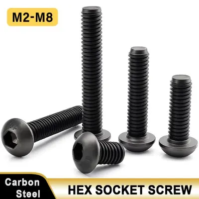 Image de Vis Allen Hexagonales Noires - M2 à M8 - Grade 10.9