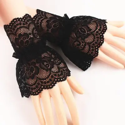 Image de Manchettes Dentelle Volants Détachables pour Femmes