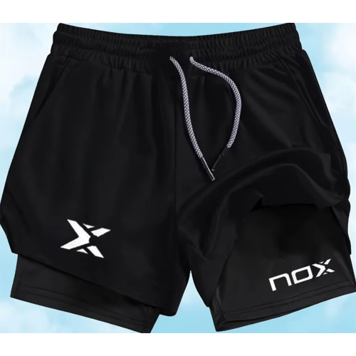 Bild von Herren Sportshorts aus atmungsaktiver, schnelltrocknender Baumwollmischung – Ideal für Padel, Tennis, Badminton und Outdoor-Training