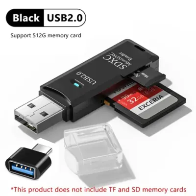 Image de Lecteur USB 3.0 2-en-1 pour carte SD et TF