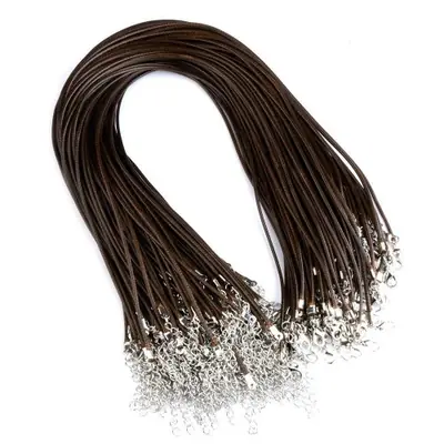 Image de Cordon Cuir Tressé - Lot de 20 Colliers Réglables