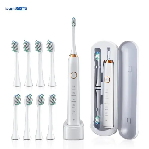 Image de Brosse à Dents Électrique Sonique SARMOCARE S100 - Blancheur & Hygiène Optimales