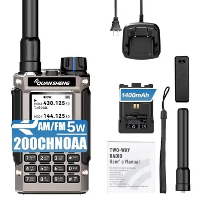 Image de Talkie-Walkie Quansheng UV-K1 8: UHF/VHF Full Band Radio Amateur