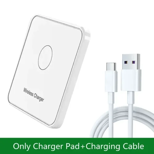 Immagine di Telefono cellulare ultrasottile da tavolo con supporto per caricabatterie wireless da 30 W per iPhon...