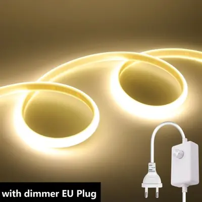 Image de Bande LED COB 220V avec Variateur - Étanche IP67