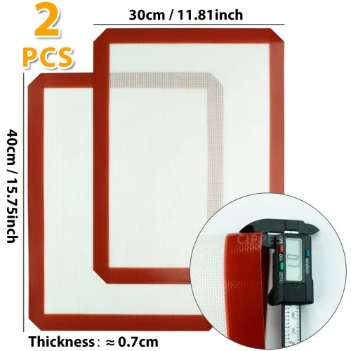 2PCS biały 40x30cm
