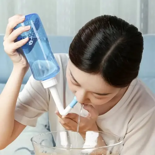 Image de Lavage Nasal Salin - Bouteille 300ml pour Adultes & Enfants