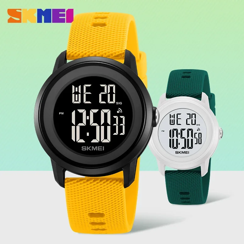 Image of SKMEI 2218 Luxury Digital Sports Watch for Men and Women – Waterproof LED Display with Alarm, Fitness Tracker, and Durable Design