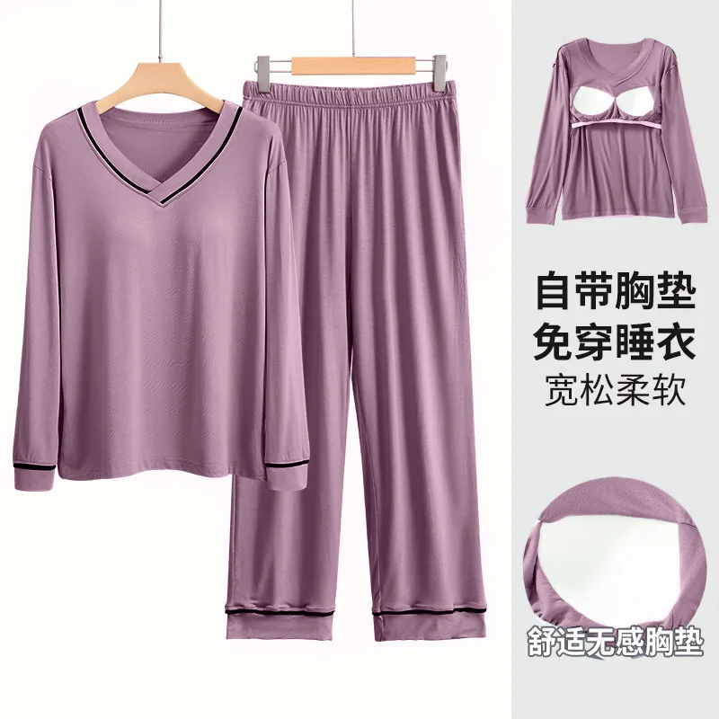 Immagine di Pigiama Primaverile Donna Taglie Forti - Set Comodo e Stiloso