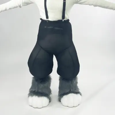 Image de Fursuit Jambes Rembourrées - Costume Cosplay Fourrure