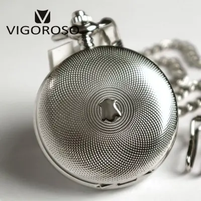 Image de Montre de Poche Mécanique Double Hunter - Élégance Vintage