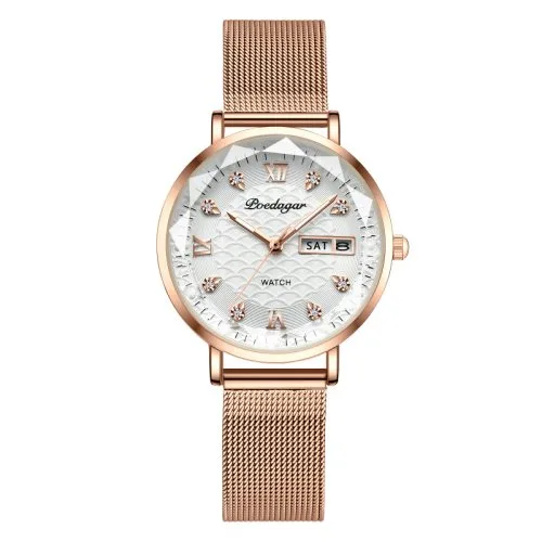 Rose Gold White M