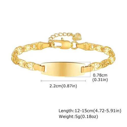 Image de Bracelet Personnalisé pour Bébé - Cadeau de Baptême