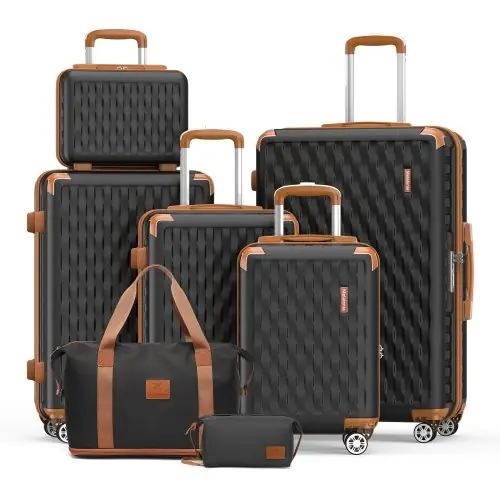 Image de Ensemble Valises Rigides 7 Pièces avec Serrure TSA