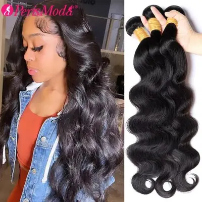 Image de Extensions cheveux brésiliens naturels ondulés 100% vierges