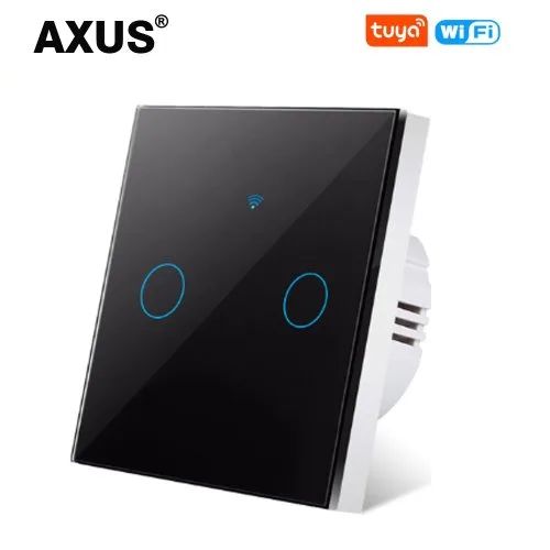 Wifi zwart 2 gang