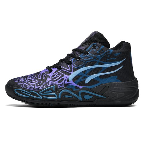 Immagine di Scarpe da basket da uomo Scarpe sportive antiscivolo da esterno Scarpe da ginnastica da allenamento ...
