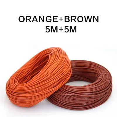 Image de Câble Silicone 10m - 5m Rouge + 5m Noir - 12 à 30 AWG
