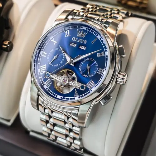 Zilver blauw gezicht