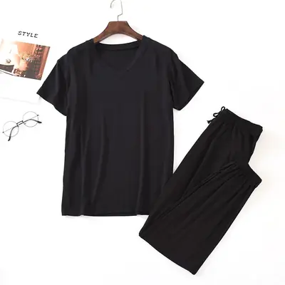 Image de Pyjama Homme Japonais en Viscose Modale - Confort Maxi