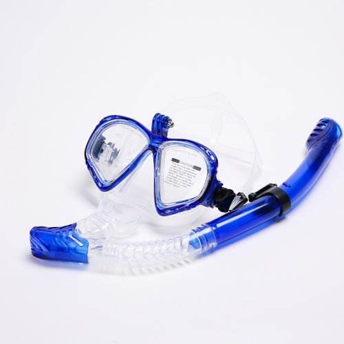 Imagen de Máscara de snorkel de moda, conjunto de snorkel, máscara de buceo, gafas de natación, snorkel adecuado para cámara de deportes subacuáticos GoPro