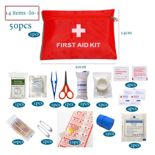 Immagine di Kit Pronto Soccorso Portatile Completo - Ideale per Viaggi e Avventure