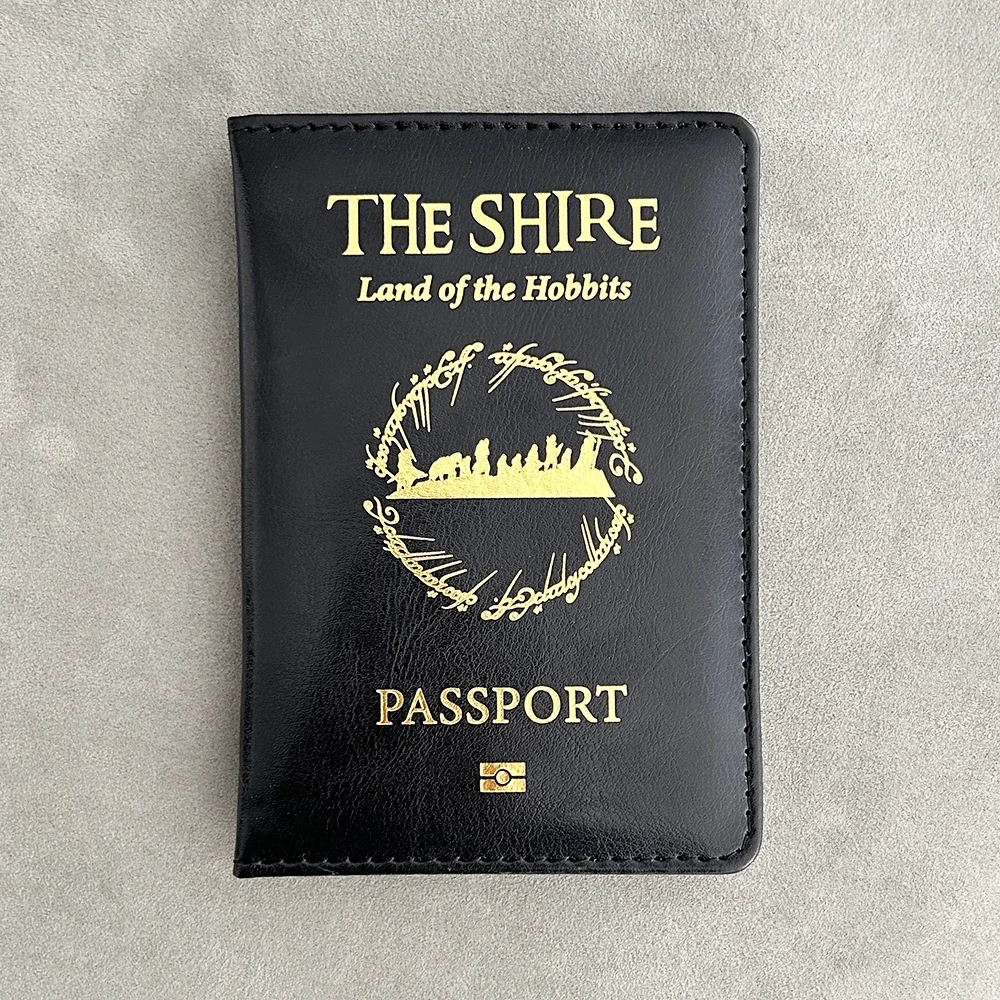 Image of Hobbiton Shire-Themed Passport Cover – Fantasy Travel Accessory for Fans of Middle Earth & The Lord of the Rings