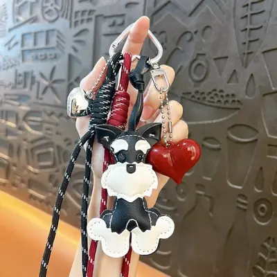 Image de Porte-clés Chien Kawaii Y2K - Accessoire Tendance pour Femmes & Couples