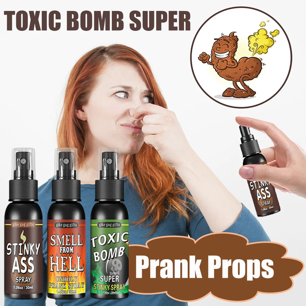 Afbeelding van Natuurlijke Stinkende Scheet Spray 30ml - Extra Sterke Grappige Prank voor Feesten en Gags