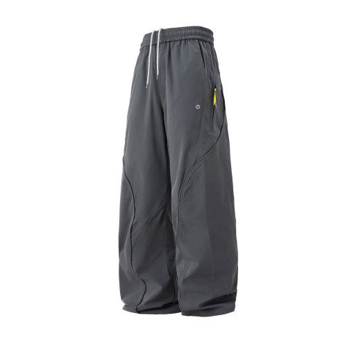 Immagine di TFETTERS Autunno Nuovo Tasca con cerniera Pantaloni da uomo Pantaloni con coulisse in vita elastica ...