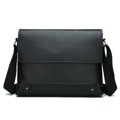 Image de Sac Bandoulière Homme Cuir Rétro - Style Business & Décontracté