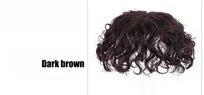 Image de Toppers Cheveux Naturels Bouclés - Marron Foncé