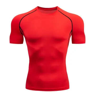 Image de T-Shirt de Compression Homme pour Course et Fitness