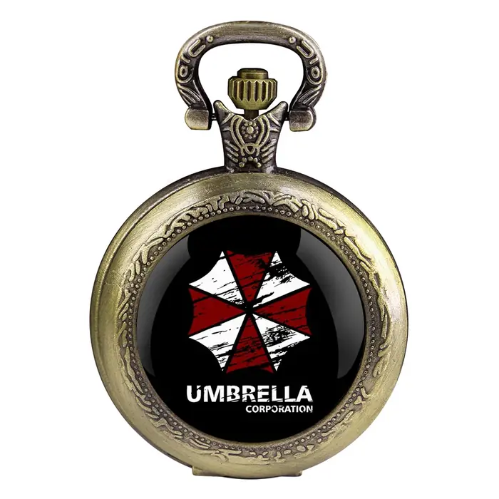 Image de Montre de Poche Vintage Resident Evil - Collier Pendentif