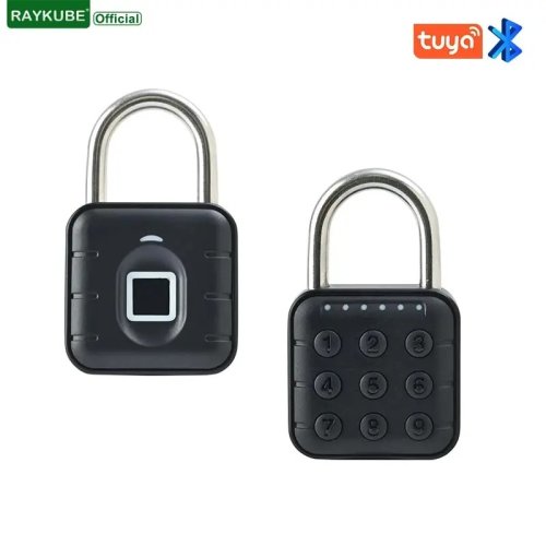 Imagen de Cerradura Electrónica Inteligente con Huella Digital, Bluetooth y Aplicación Móvil - Candado Digital para Equipaje con Contraseña Temporal y Protección IP67