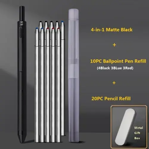 Coffret cadeau ensemble de stylos noir