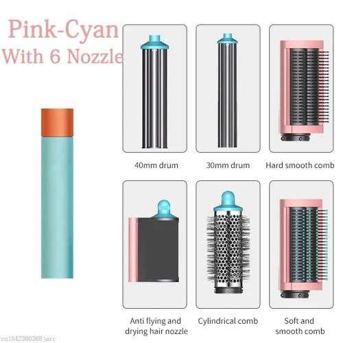 6 in 1 rosa cyan