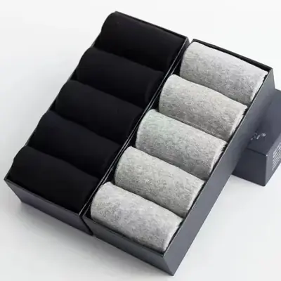 Image de Chaussettes Hommes Coton Bio - Lot de 20