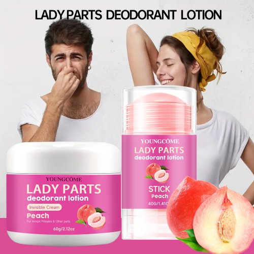 Immagine di lady pats lozione deodorante Stick per la cura del corpo Deodorante per tutto il corpo Bastone solido liscio Controllo degli odori di 72 ore Resta fresco Dissolvenza Odore del corpo