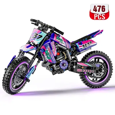 Kit de Construction Moto Créatif STEM
